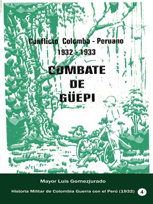 cover image of Conflicto colombo-peruano 1932-1933